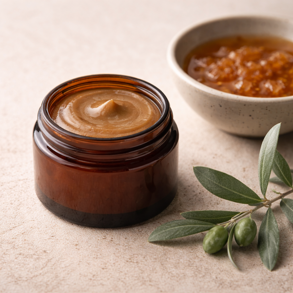 Selbstgemachter Sığla-Hautbalsam zur Pflege von rissiger Haut und zur Förderung der Wundheilung.