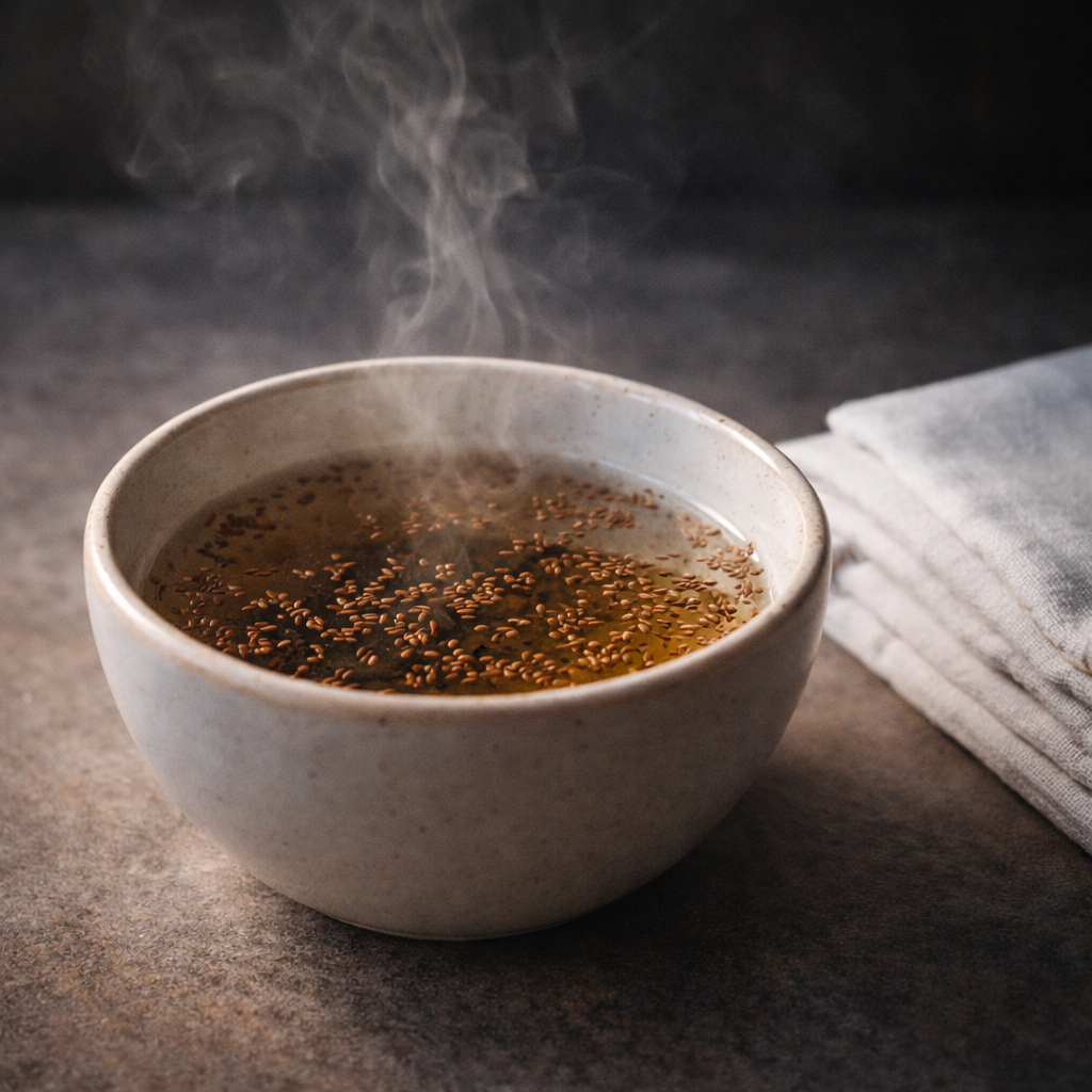 Inhalation mit Ammi visnaga Samen zur natürlichen Entspannung der Atemwege.