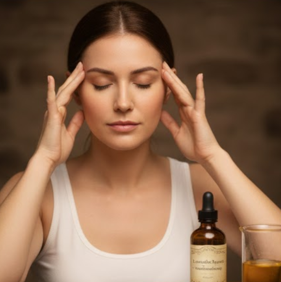 Hausgemachtes Lavendelöl für Massage und Hautpflege