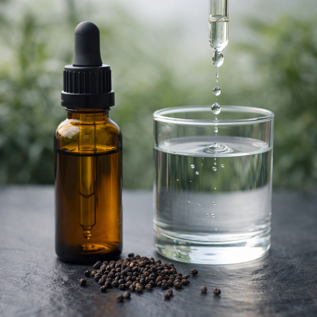 Alkoholfreies Mönchspfeffer-Mazerat: Hochkonzentrierter Auszug aus Vitex agnus-castus Samen für eine sanfte Dosierung im Alltag.