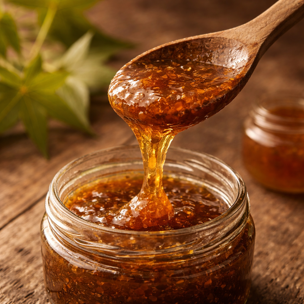 Traditionelle Zubereitung von Sığla-Honig als natürliches Mittel für die Magen-Gesundheit.